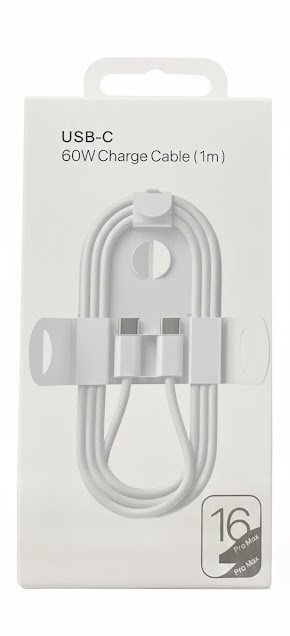 كيبل شحن TYBE-C to TYBE-c فائق السرعة وبقوة 60 وات