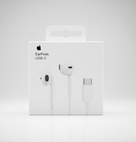 سماعات Apple EarPods الأصلية بمنفذ TYBE-C - تجربة صوتية نقية بتصميم كلاسيكي مريح.