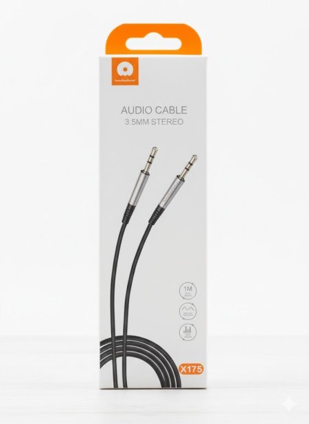 كابل صوت ستيريو WUW-X175 (3.5 ملم) - نقاء صوتي فائق