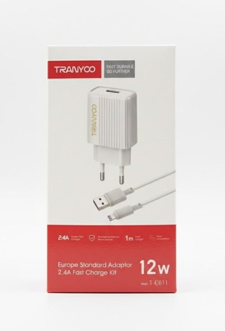 شاحن ايفون Tranyoo T-C031 – القوة والأمان في حزمة واحدة